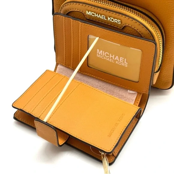 Michael Kors Jaycee Extra-Small Signature Logo Backpack & Matching Bifold Wallet